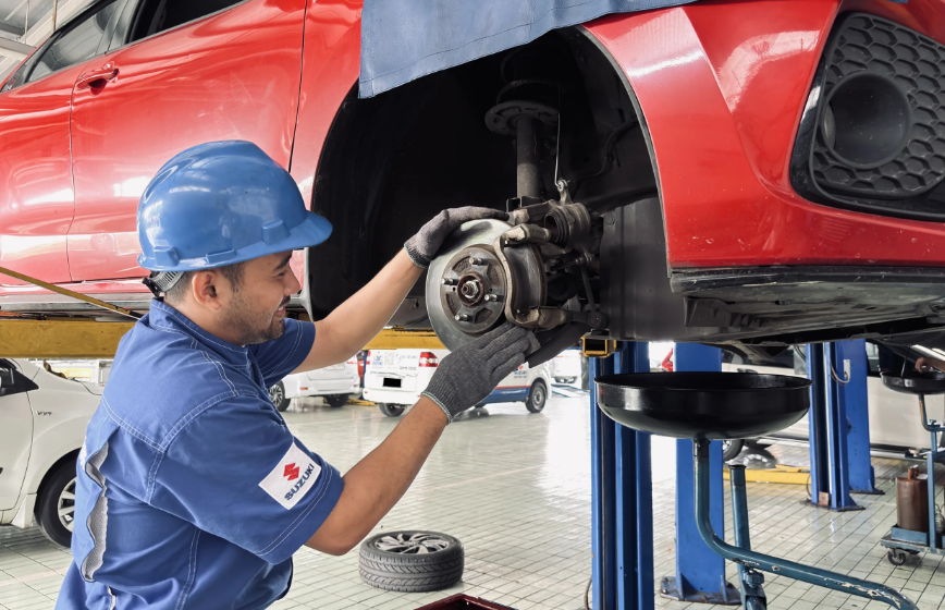 Suzuki Bagikan Tips Merawat Sistem Pengereman Mobil Sebelum Mudik