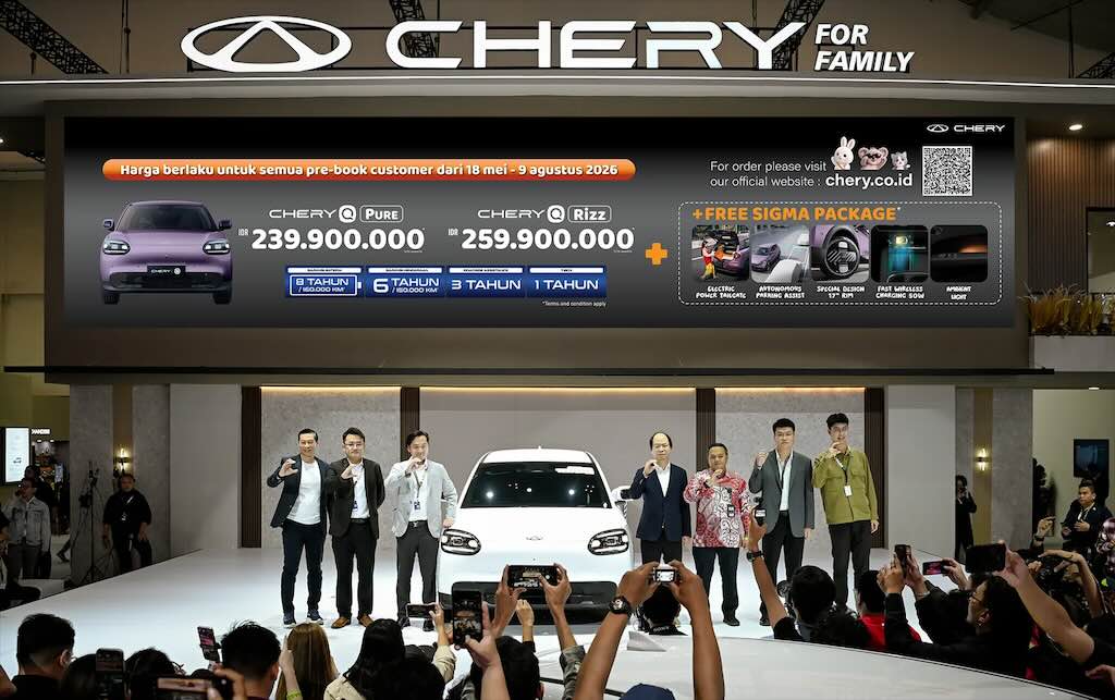 Chery Q Resmi Meluncur di GIIAS 2026, Compact EV dengan Kabin Lapang dan Fitur Lengkap