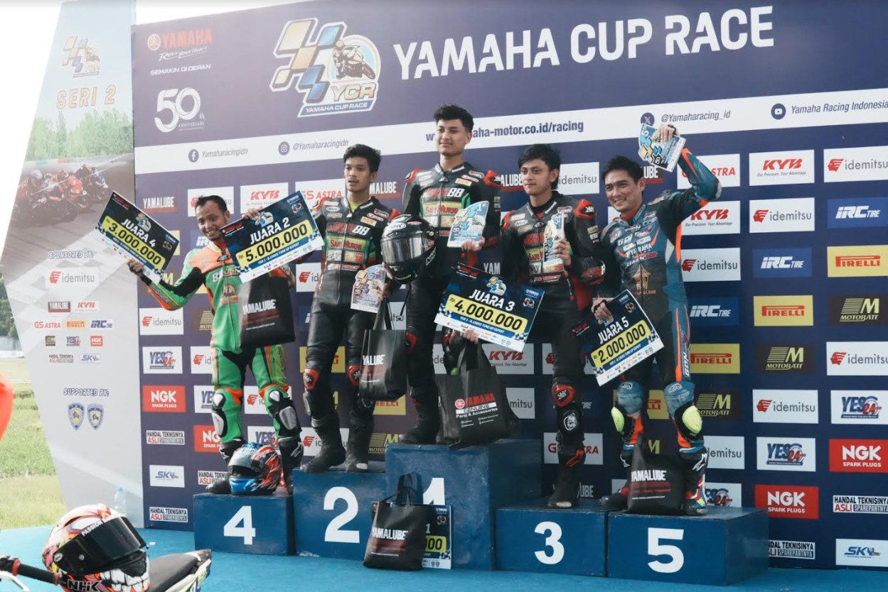 Diikuti Ratusan Starter, Yamaha Cup Race Seri Ke-2 di Medan Sukses Jadi Ajang Kumpul Para Pembalap Profesional dari Berbagai Daerah