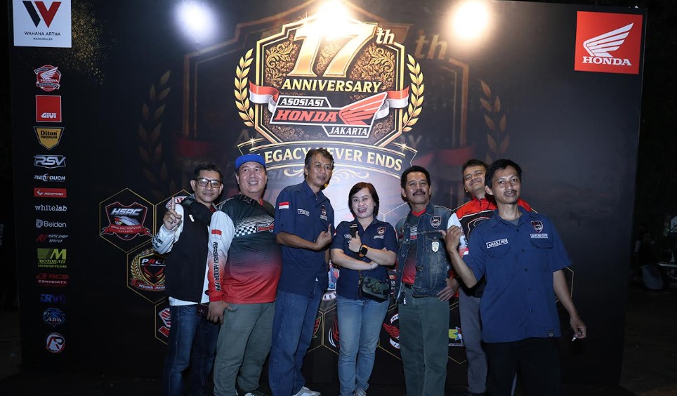 Anniversary ke-17 AHJ, Makin Solid Jadi Rumah Besar Komunitas Honda di Jakarta