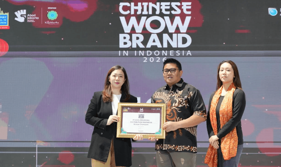 GAC Indonesia Sabet Bronze Champion di Ajang Chinese WOW Brand 2026