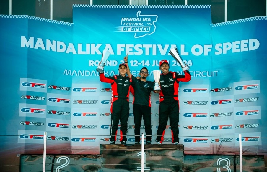 Honda Racing Indonesia Sapu Bersih Podium di MFoS 2026 Mandalika