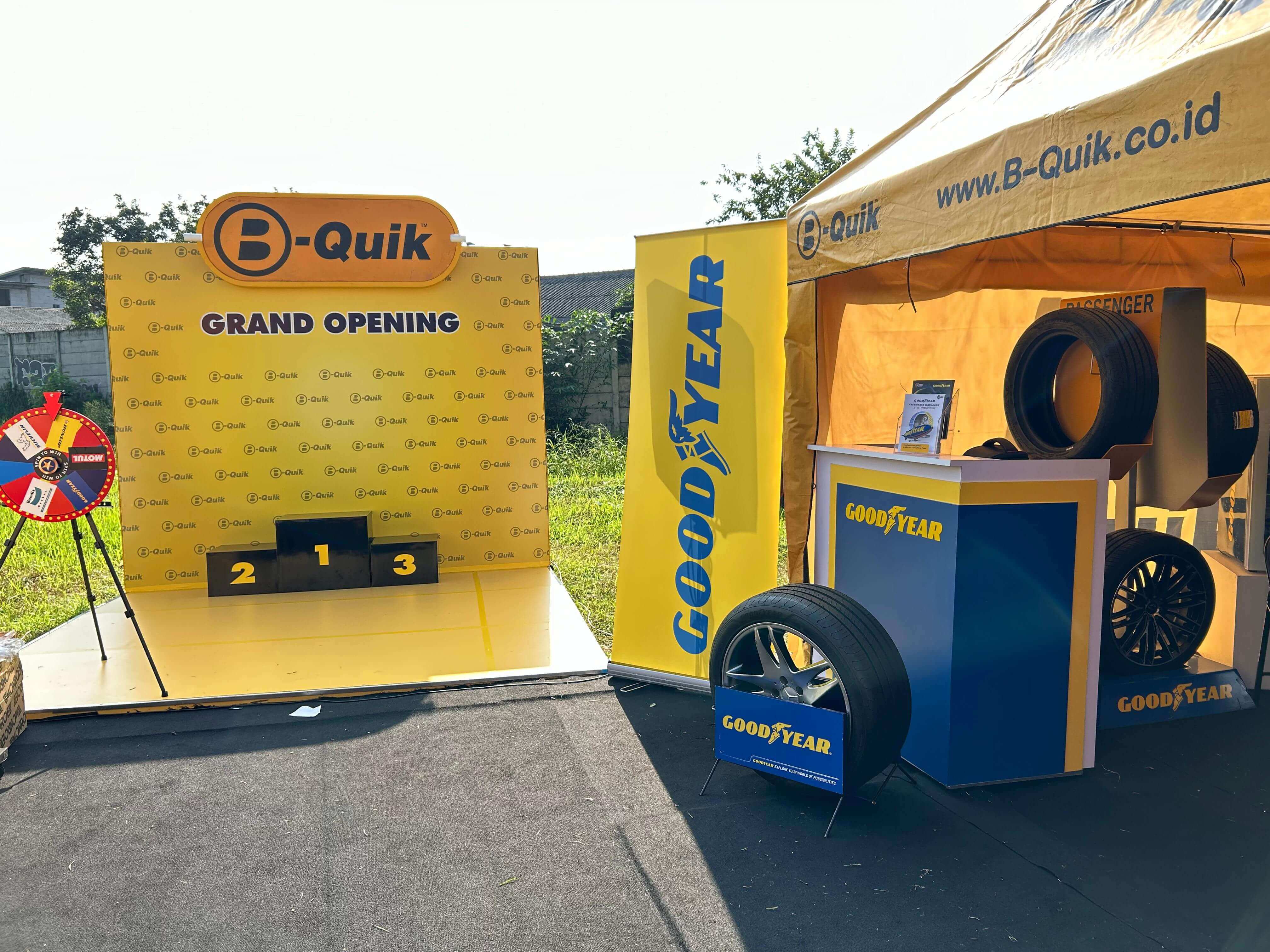 Ban Goodyear Kini Tersedia di Outlet B-Quik Indonesia