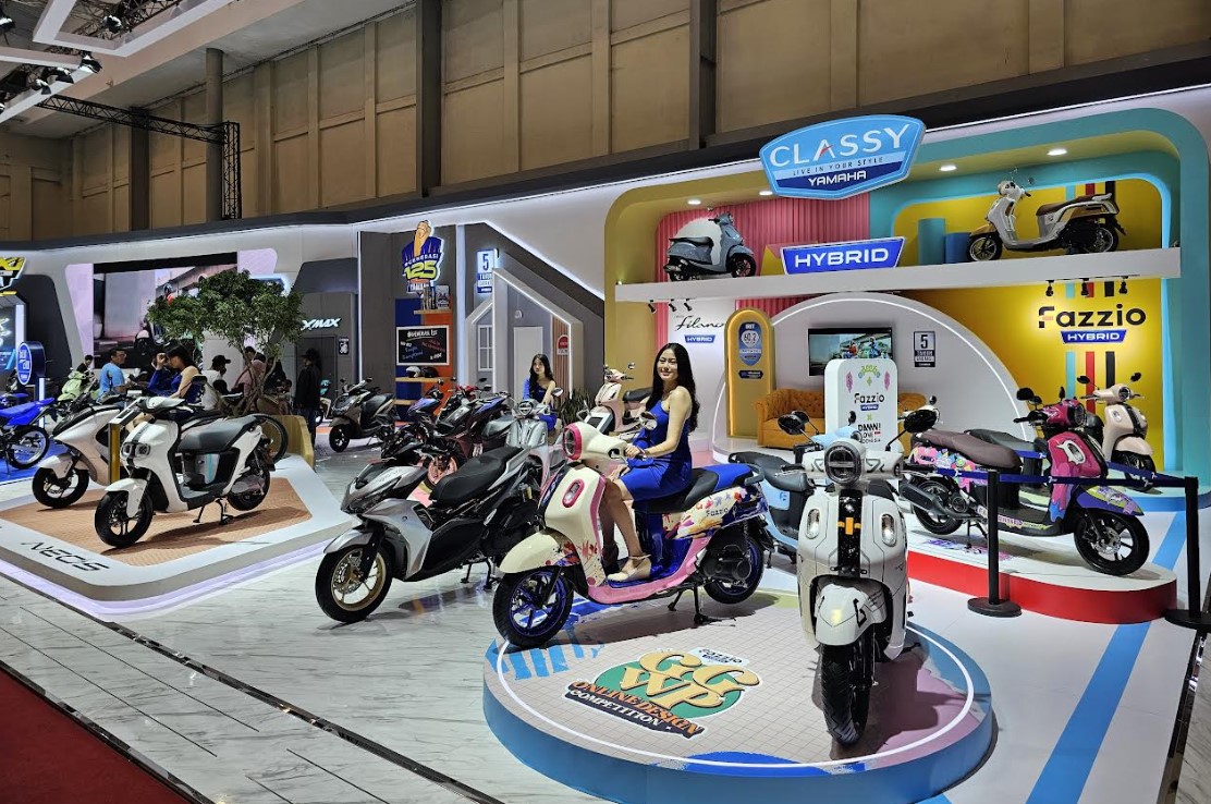 Ramaikan IMOS 2024, Yamaha Pajang Line Up Produk Andalan Sesuai Tema  Booth: Technology Meet Lifestyle