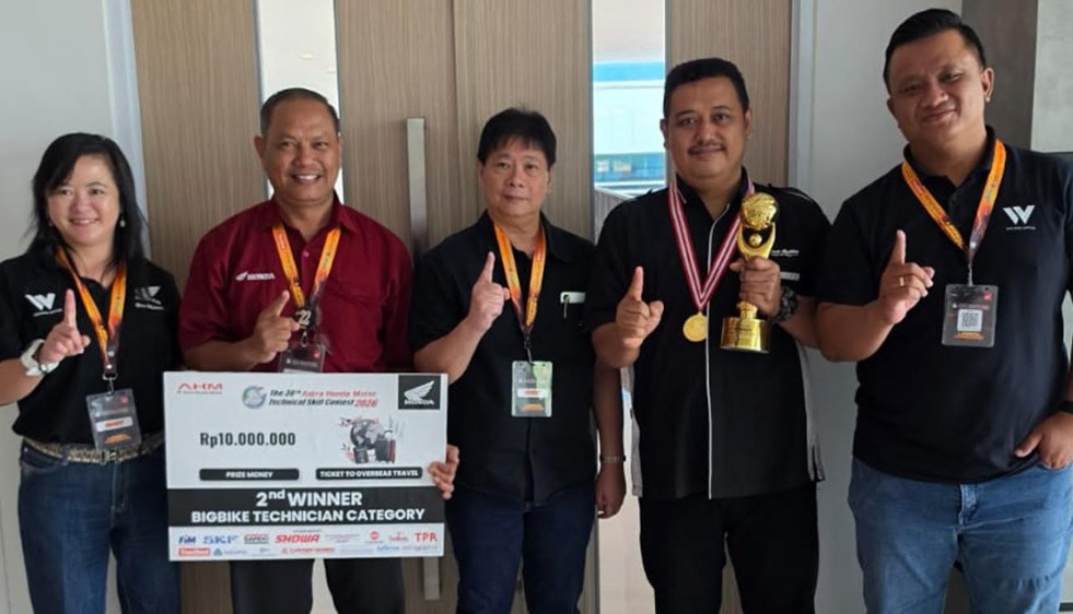 Bangga! Wahana Honda Sabet Juara 2 AHM TSC 2026 Kategori Teknisi Big Bike