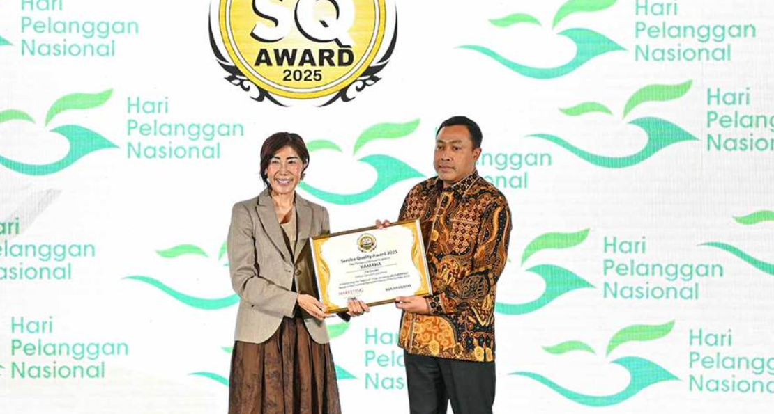 Hadirkan Pelayanan Premium di Bengkel Resmi, Yamaha Raih Penghargaan Service Quality Award 2025