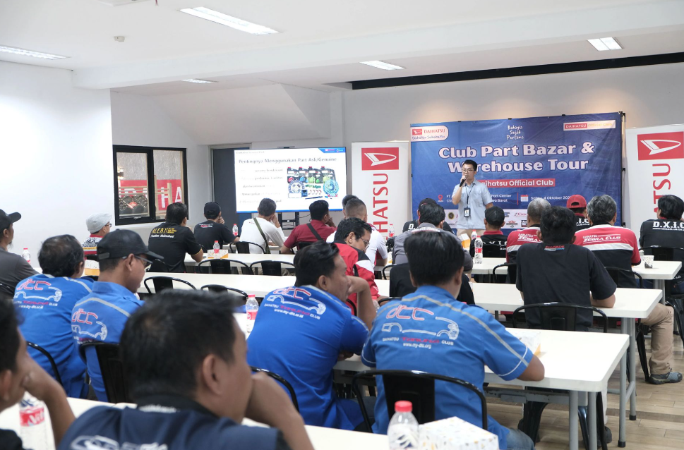Club Part Bazaar & Warehouse Tour, Cara Daihatsu Edukasi Suku Cadang Asli ke Komunitas