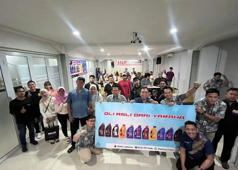 Yamaha Rangkul Puluhan Mitra Bengkel dan Toko Sparepart, Bahas Pentingnya Suku Cadang Asli