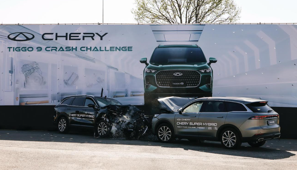 Chery TIGGO 9 CSH Buktikan Filosofi Berlian Lewat Uji Tabrak Ekstrem di Afrika Selatan