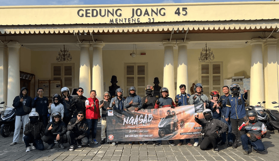 NGASAB Bareng Komunitas Honda PCX Jakarta, Peserta Diajak Kenali Fitur PCX160