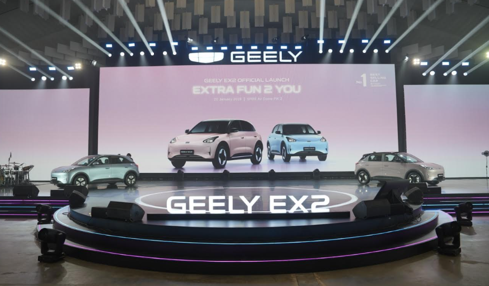Geely EX2 Resmi Meluncur di Indonesia, SUV Listrik Mungil dengan Jarak Tempuh 395 Km