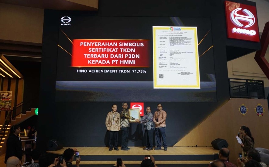 Hino Perkuat Produksi Dalam Negeri, TKDN Tembus 71,75 Persen