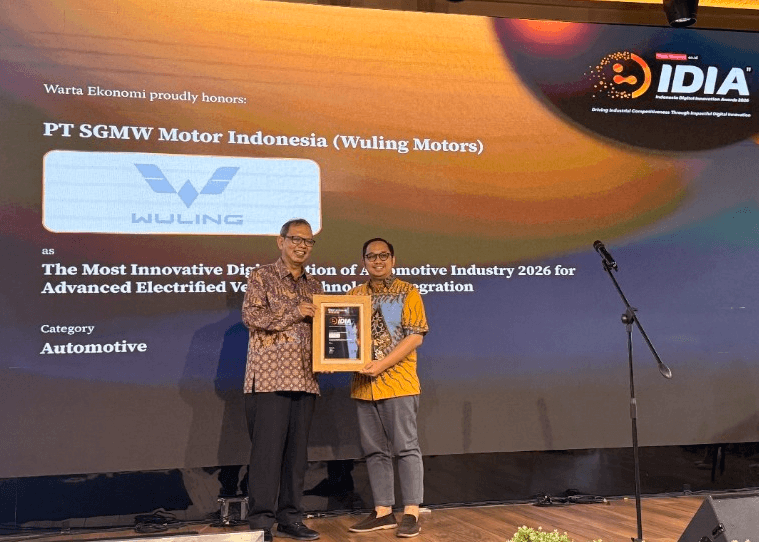 Teknologi EV Makin Diakui, Wuling Raih Penghargaan di IDIA 2026