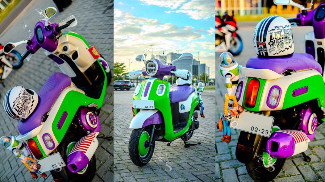 Bikin Pangling! Yamaha Fazzio Sulap Tampilan Ala Astronaut, Grand Filano Makin Stylish Pakai Gaya Cowboy