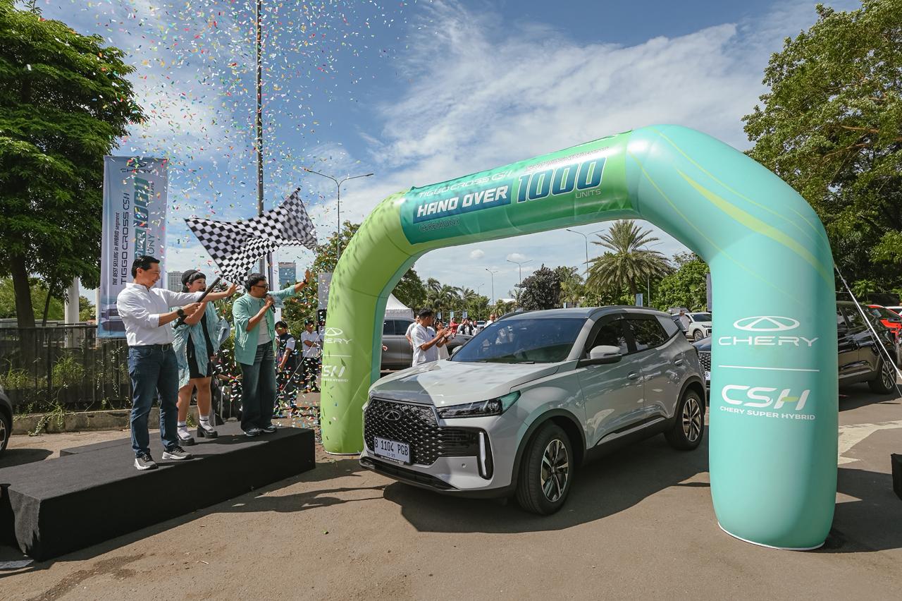 Chery Resmi Serahkan 1.000 Unit TIGGO Cross CSH Hybrid ke Konsumen Indonesia