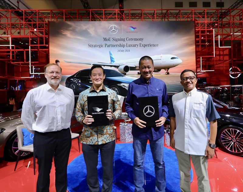 Mercedes-Benz dan Garuda Indonesia Perkenalkan Kolaborasi Strategis Melalui Program LUXURY EXPERIENCE