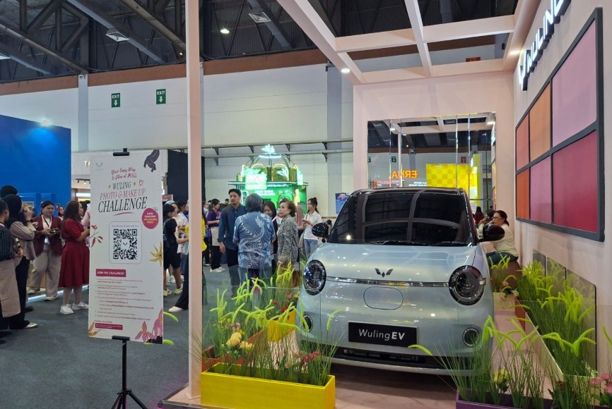 Wuling Pamer Air ev di Jakarta X Beauty 2026, Ada Photo & Make Up Challenge