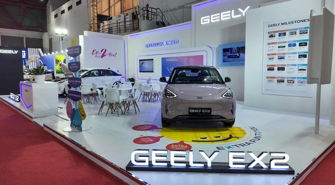 Geely EX2 Mejeng di Jakarta Fair 2026, Mobil Listrik Kompak dengan Fitur Lengkap dan Harga Menarik