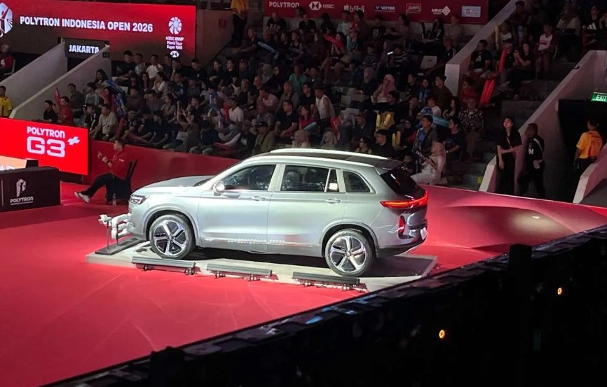 Polytron G3+ Series Jadi Official Electric Car Partner Indonesia Open 2026, EV Lokal Unjuk Gigi di Istora