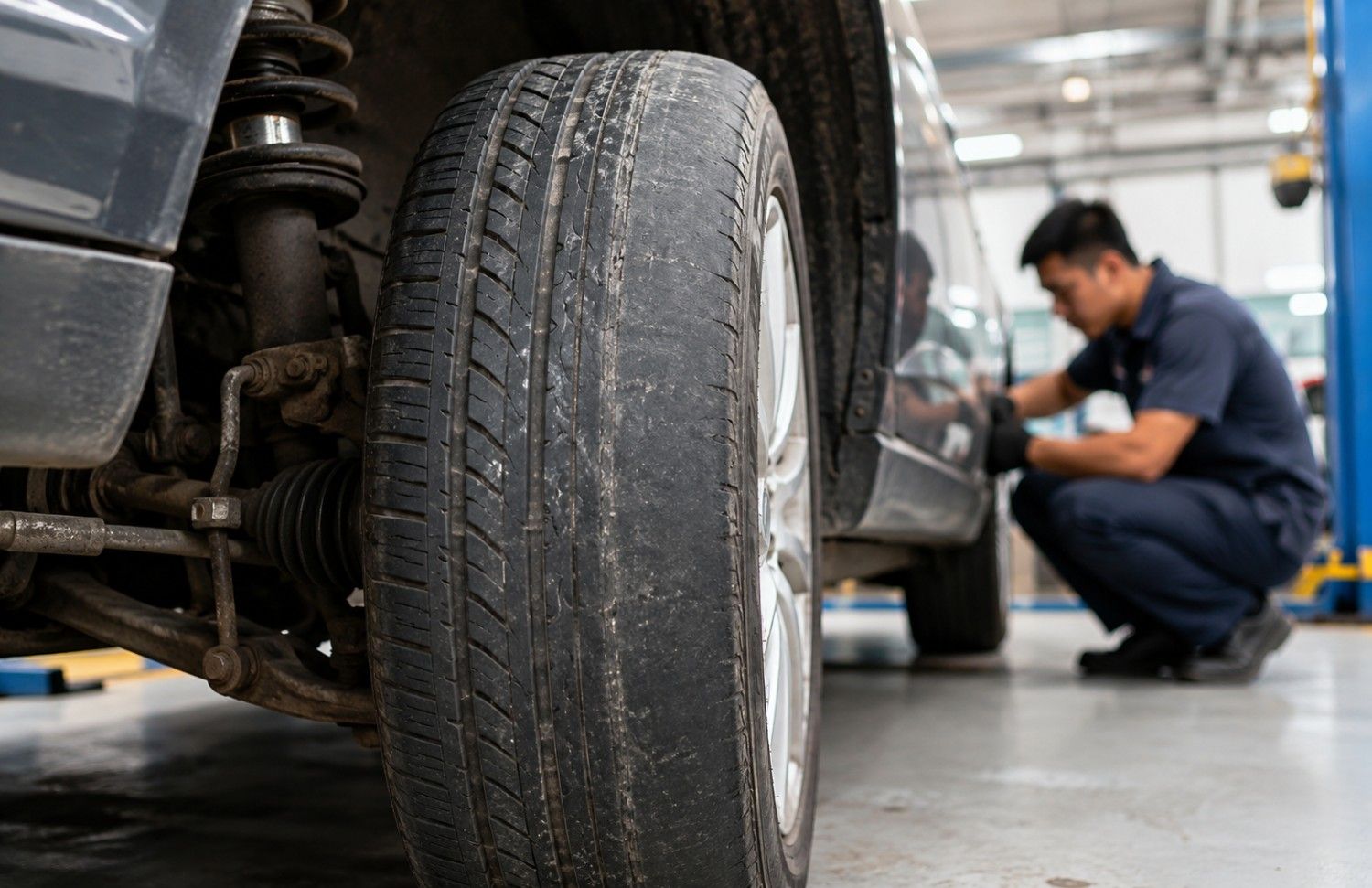 Telapak Ban Mobil Habis Sebelah, Apa Penyebabnya?