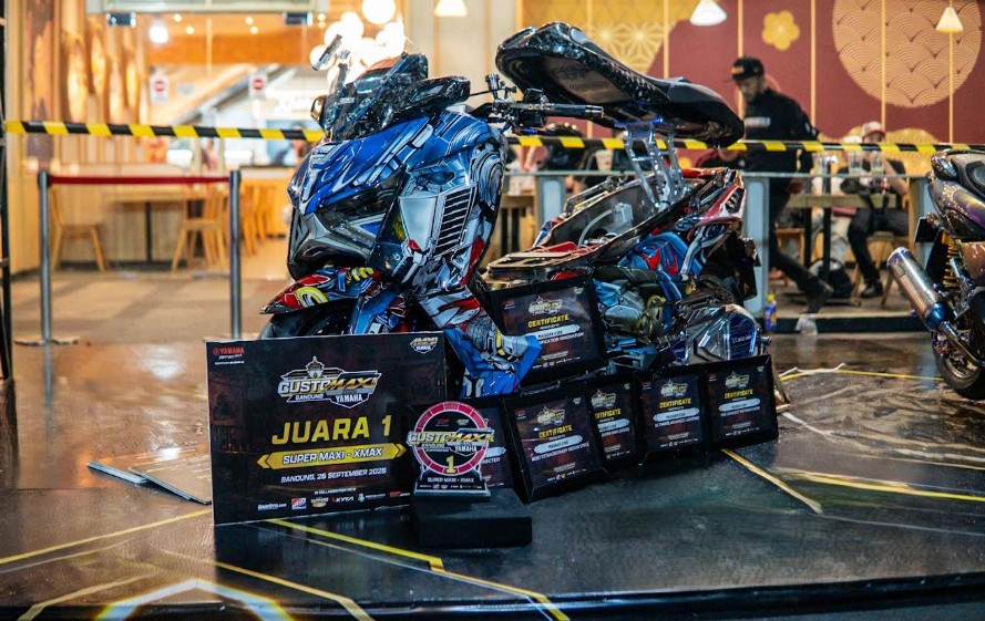Bikin Melongo, Yamaha XMAX Bergaya Robot Ini Sabet 6 Penghargaan CustoMAXi 2026 Bandung