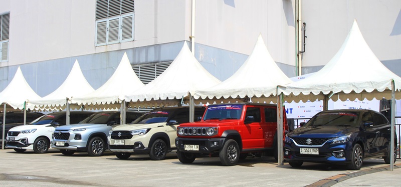 Bintang Test Drive SUZUKI Di Pameran GIIAS 2024