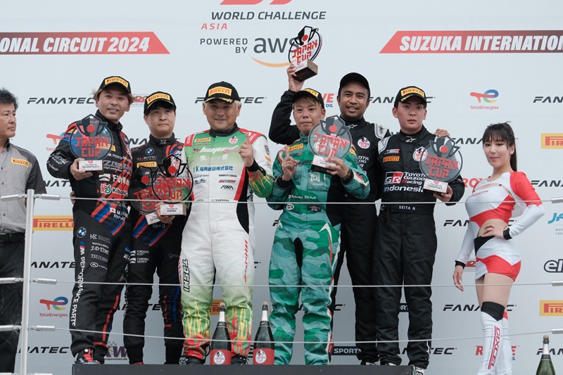 TOYOTA GAZOO Racing Indonesia Kembali Mengharumkan Nama Indonesia dengan Meraih Double Podium Kelas GT4 Japan Cup 2024 Seri ke-3 