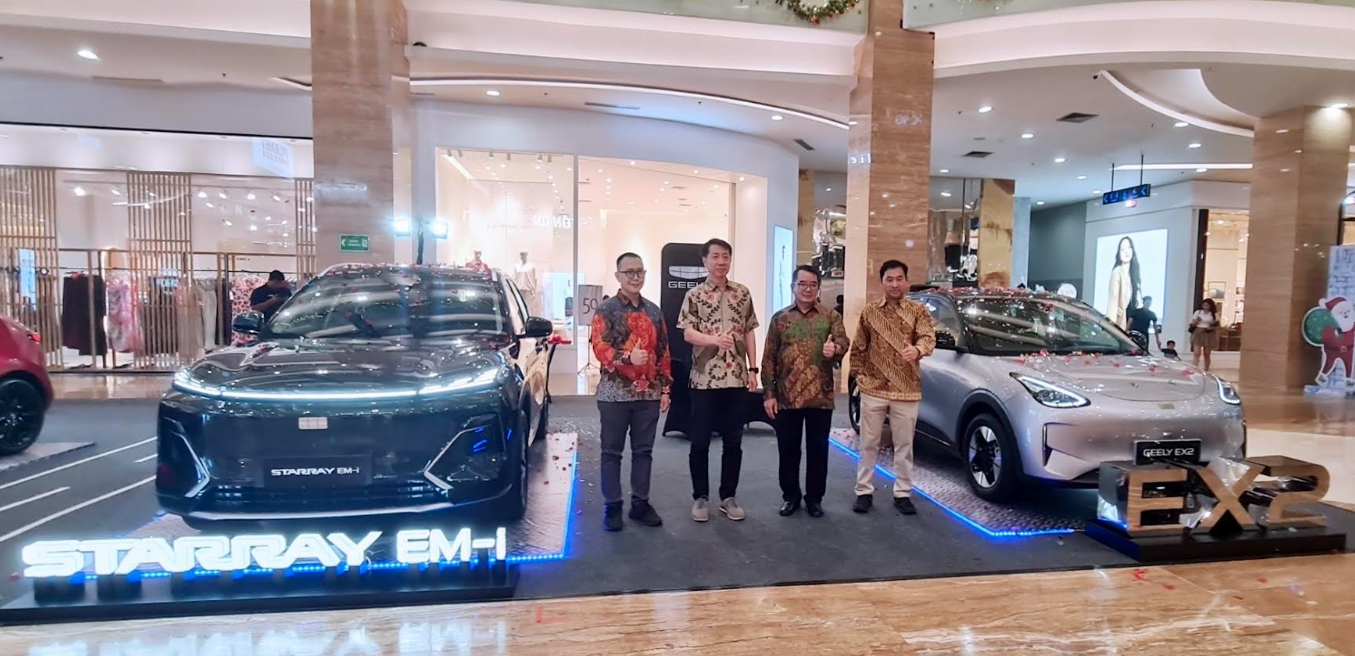 Geely EX2 dan Starray EM-i Melantai di Jogja, Cek Harga dan Speknya!