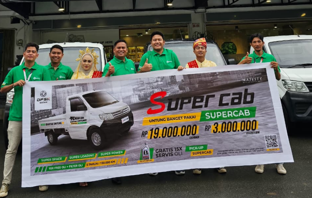 Pikap Tangguh DFSK Super Cab Meluncur di Kota Batam, Andalan Baru Para Pelaku Usaha