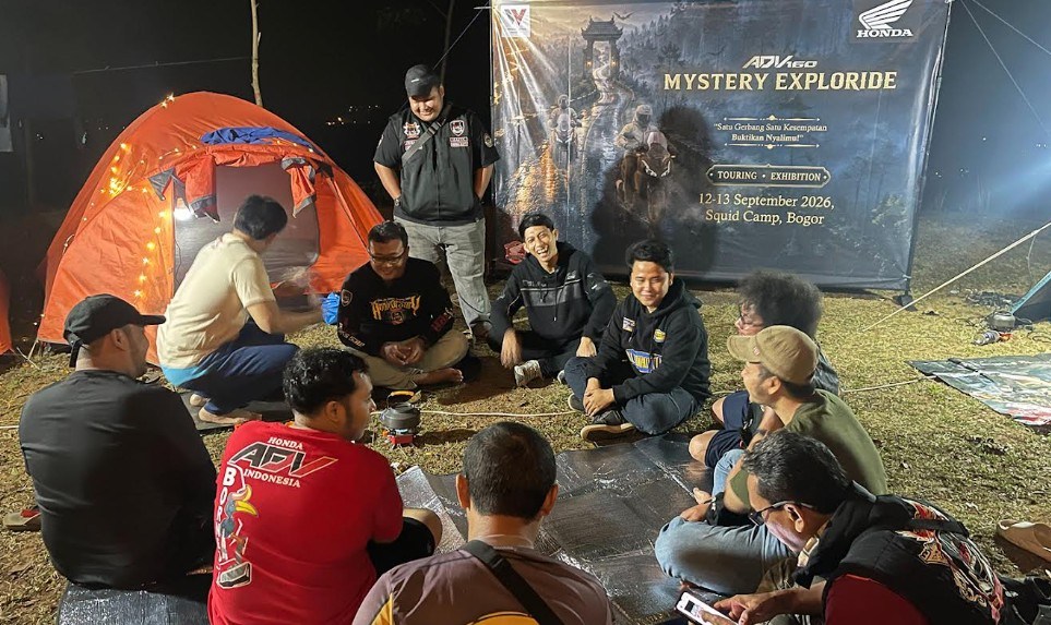Buktikan Karakter Matik Explorer, Honda ADV160 Garuk Trek Berbatu Megamendung Sambil Uji Nyali