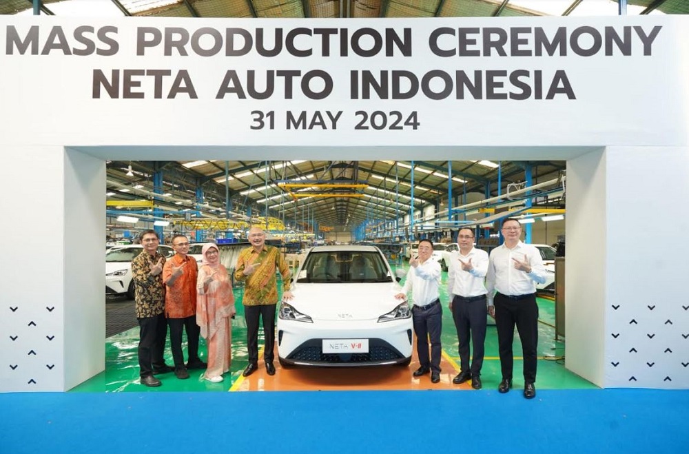 NETA Indonesia Resmi Memulai Produksi CKD NETA V-II