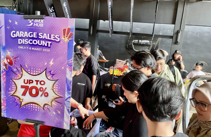 IMX HUB Bandung Adakan Pitstop Thrift Market, Surga Berburu Velg, Diecast, hingga Barang Branded