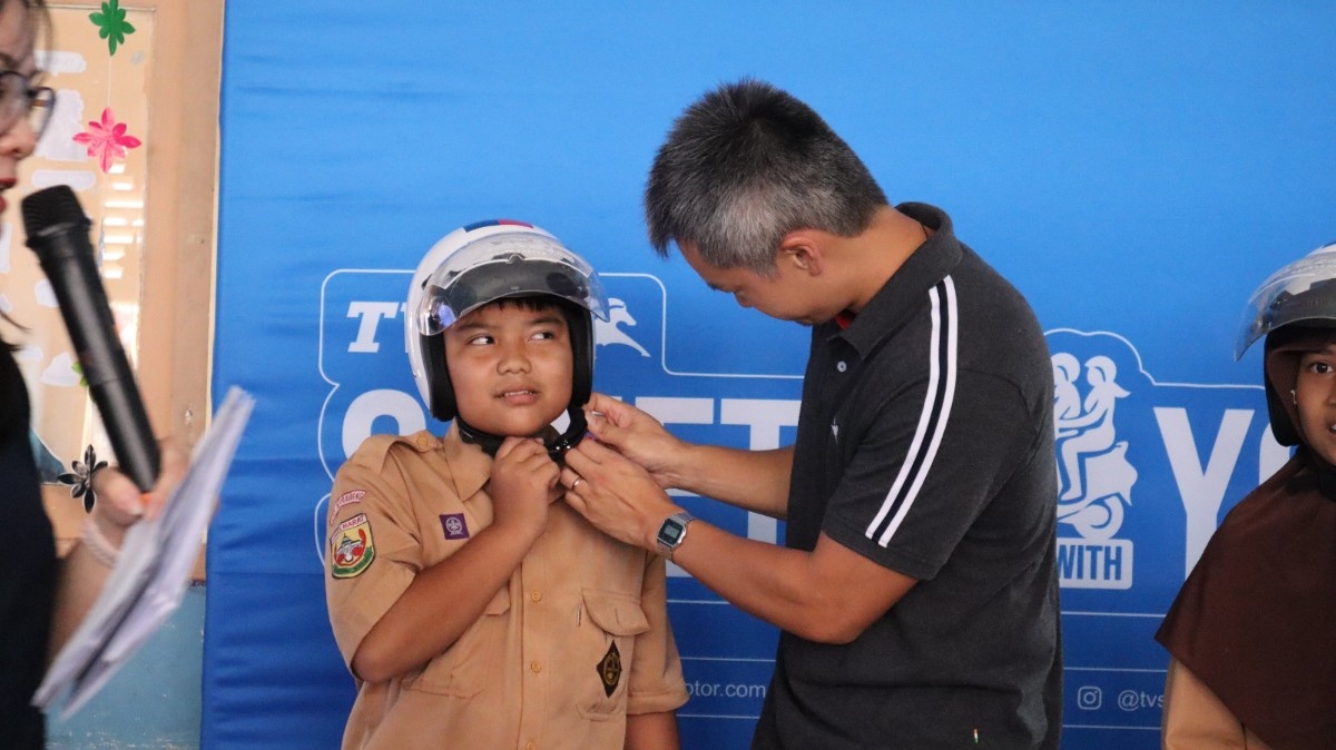 Tanamkan Kesadaran Berlalu Lintas Sejak Dini, TVS indonesia Gelar Kampanye 'Safety Starts with Youth'