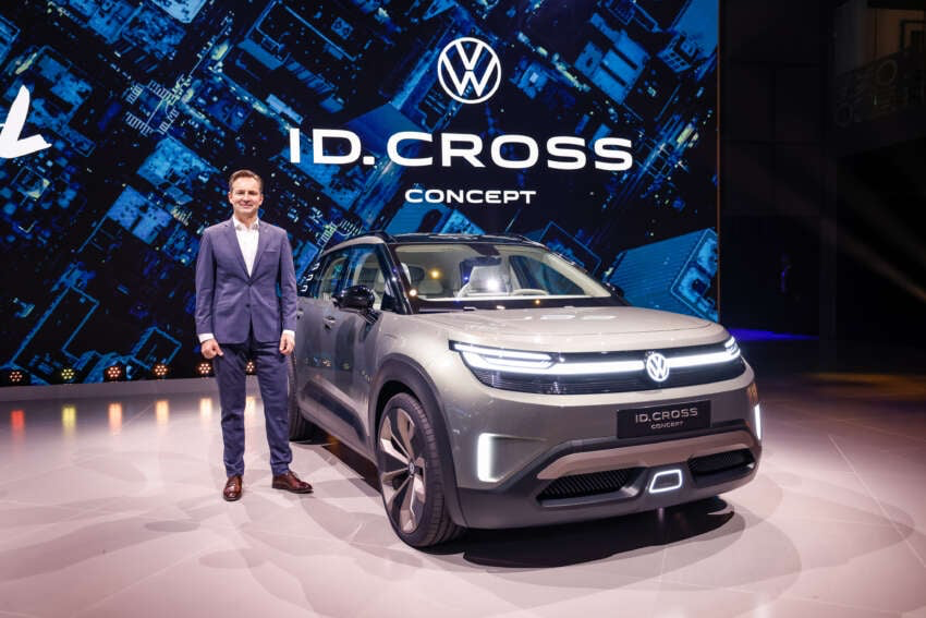 Volkswagen Pamerkan SUV Listrik Mungil ID.Cross Concept, Begini Tampangnya