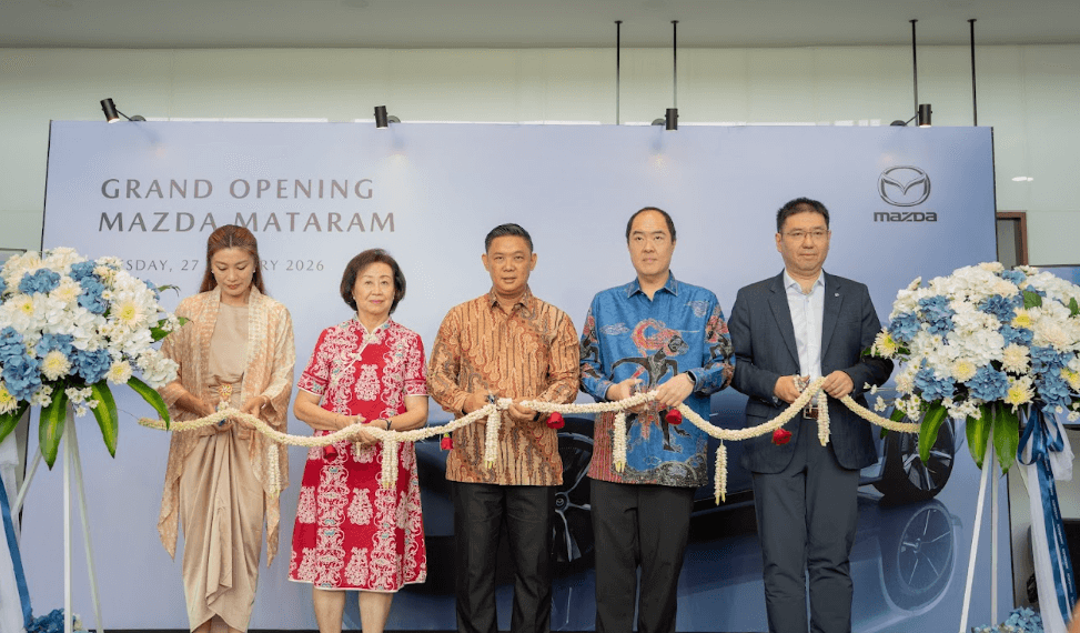Jajaki Pasar Otomotif NTB, Mazda Resmikan Dealer Pertama di Mataram