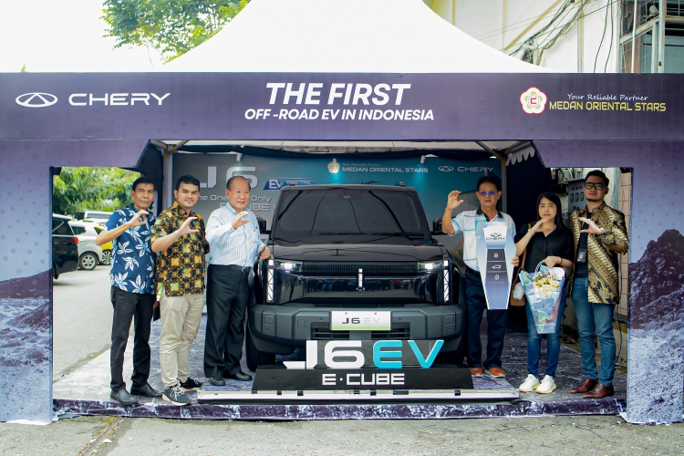 Chery J6 Resmi Meluncur di Medan, SUV Listrik Stylish dengan Fitur Premium