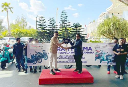 Gandeng PT Surya Timur Sakti Jatim, PT Wulandari Bangun Laksana Tbk Apresiasi 43 Karyawan Terbaik Dapat Sepeda Motor Yamaha