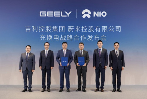 Geely-NIO Perkuat Ekosistem Mobil Listrik, Jaringan Charging dan Battery Swapping Bakal Diperluas