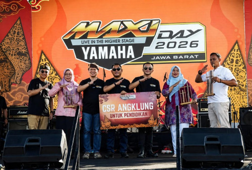 Ratusan Biker MAXI Yamaha 'Geruduk' Kuningan, Touring 300 Km Sambil Selami Budaya Lokal