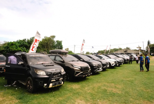 Semarak Jamnas TCI 2025, Pantai Kedu Warna Diserbu Ratusan Daihatsu Terios 
