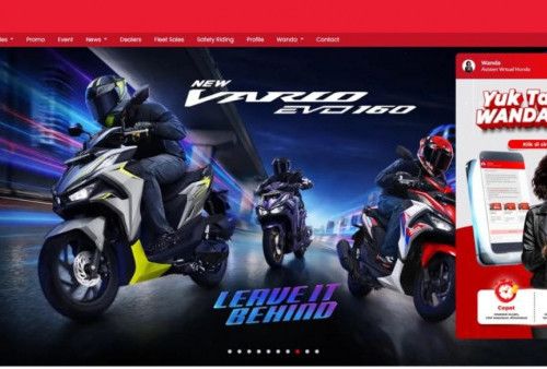Cuma Lewat Smartphone, Calon Konsumen Honda Bisa Tanya Tipe, Harga dan Promo di Wanda