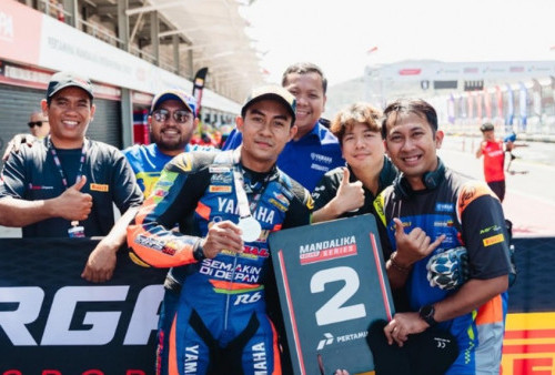 Tampil Menggila di Mandalika, Rider Yamaha Sukses Kunci Gelar Juara Nasional Sport 150cc