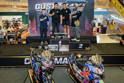 Keren! Yamaha XMAX di CustoMAXI Bali Ini Bisa Nyala Pakai Perintah Suara Lewat Smartwatch