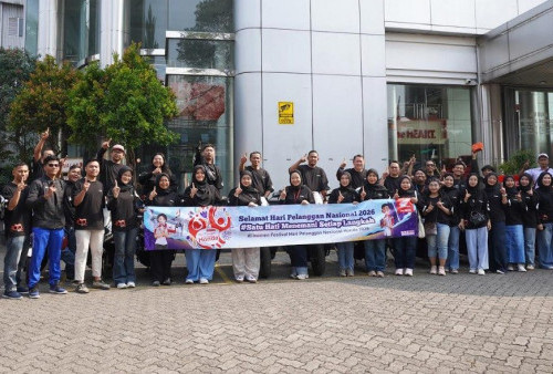 Wahana Honda Ajak Puluhan Loyal Riding Bareng Rayakan Puncak HPN 2026