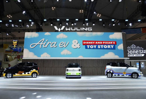 Kolaborasi Wuling Aira EV dan Disney and Pixar’s Toy Story 5 Resmi Meluncur di GIIAS 2026
