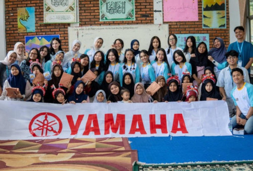 Semarak Kemerdekaan, Yamaha Youth Community Jakarta Tebar Kebahagiaan di Panti Asuhan