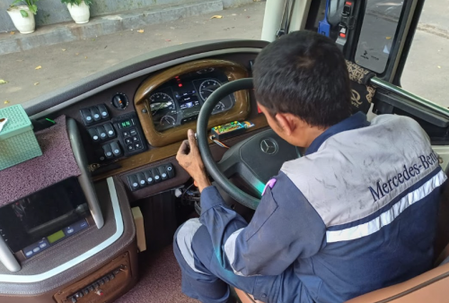 Kawal Arus Mudik 2026, DCVI Siagakan 12 Titik Mercedes-Benz Bus Lebaran Rescue 