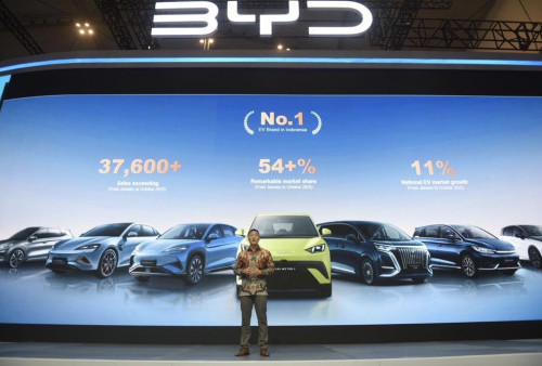 GJAW 2025: Kuasai 54 Persen Pangsa Pasar, BYD Tegaskan Dominasi di Segmen EV Premium Nasional