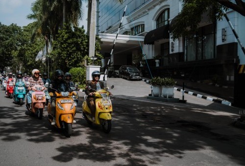 Geber TVS Calisto, Keseruan Narros Fun Ride Padati Kota Kembang!