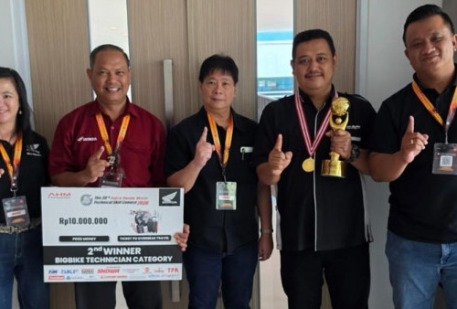 Bangga! Wahana Honda Sabet Juara 2 AHM TSC 2026 Kategori Teknisi Big Bike